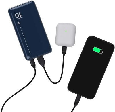 Внешний аккумулятор (Power Bank) LYAMBDA LP303, 10000мAч, темно-синий Внешний аккумулятор (Power Bank) LYAMBDA LP303, 10000мAч, темно-синий