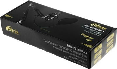 Микрофон Ritmix RDM-169,  черный [80000749]