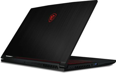Ноутбук игровой MSI GF63 Thin 12VE-1038XRU 15.6", IPS, Intel Core i5 12450H 2ГГц, 8-ядерный, 16ГБ DDR4, 1ТБ SSD,  NVIDIA GeForce  RTX 4050 для ноутбуков - 6 ГБ, Free DOS, черный [9s7-16r821-1038]