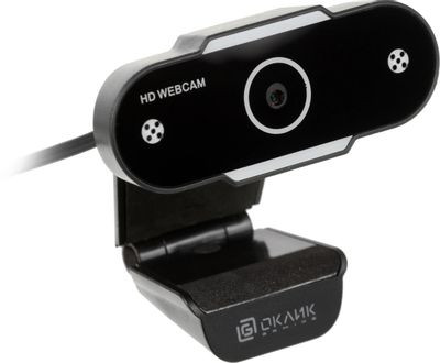Web-камера Oklick OK-C012HD,  черный