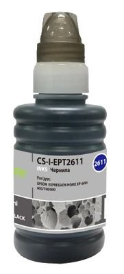 Чернила Cactus CS-I-EPT2611, для Epson, 100мл, черный