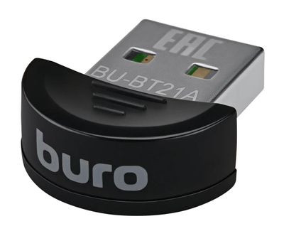 Bluetooth адаптер Buro BU-BT21A BT 2.1+EDR class 2, USB, 10м, черный