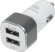 Автомобильное зарядное устройство Digma DGCC-2U-3A-WG,  2xUSB,  15Вт,  2.1A,  белый