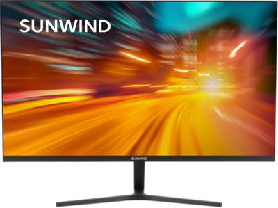 27" Монитор SunWind SM-27FI223,  1920x1080,  IPS,  100Гц,  1хHDMI,  1хDP,  черный [sm27sb03]