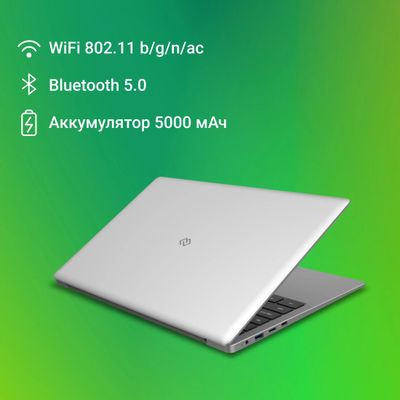 Ноутбук Digma EVE C5801 15.6", 2023, IPS, Intel Celeron N4020 1.1ГГц, 2-ядерный, 8ГБ LPDDR4, 256ГБ SSD,  Intel UHD Graphics  600, Windows 11 Professional, серебристый [dn15cn-8cxw03]