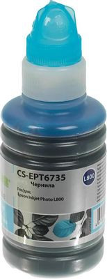 Чернила Cactus CS-EPT6735 T6735, для Epson, 100мл, светло-голубой