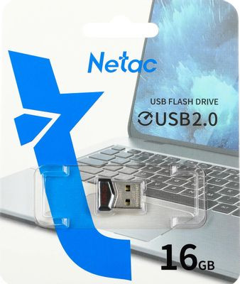 Флешка USB NETAC UM81 16ГБ, USB2.0, черный [nt03um81n-016g-20bk]