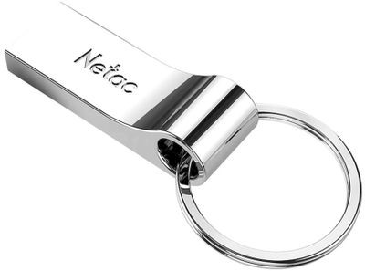 Флешка USB NETAC U275 64ГБ, USB2.0, серебристый [nt03u275n-064g-20sl]