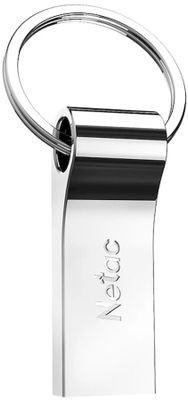 Флешка USB NETAC U275 64ГБ, USB2.0, серебристый [nt03u275n-064g-20sl]