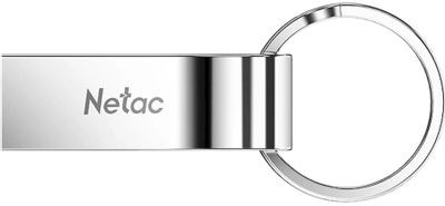 Флешка USB NETAC U275 64ГБ, USB2.0, серебристый [nt03u275n-064g-20sl]