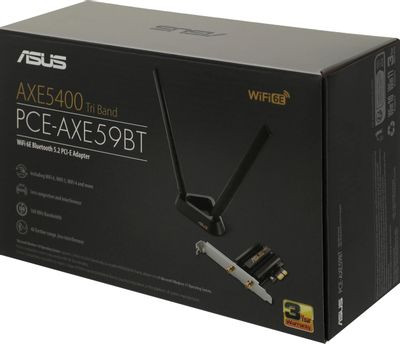 Wi-Fi + Bluetooth адаптер ASUS PCE-AXE59BT PCI Express x1