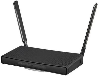Wi-Fi роутер MIKROTIK hAP ac3,  AC1200,  черный [rbd53ig-5hacd2hnd]