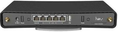 Wi-Fi роутер MIKROTIK hAP ac3,  AC1200,  черный [rbd53ig-5hacd2hnd]
