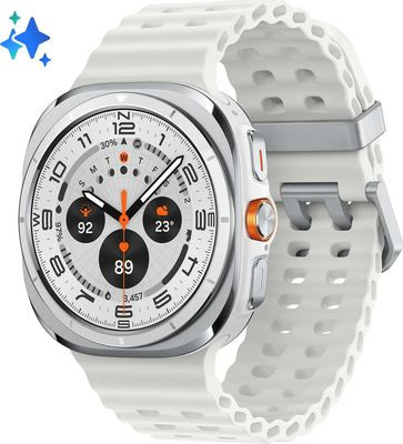 Смарт-часы Samsung Galaxy Watch Ultra LTE 47мм,  1.5",  белый/белый [sm-l705fzwacau]