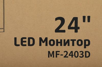 23.8" Монитор PINEBRO MF-2403D,  1920x1080,  IPS,  75Гц,  1хHDMI,  1хDP,  черный