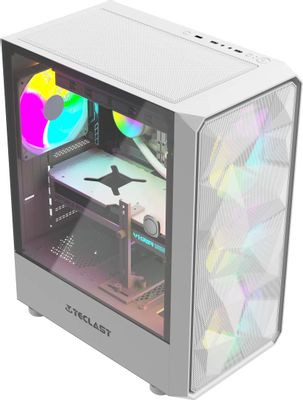 Компьютер TECLAST G02,  AMD Ryzen 7 7800X3D,  DDR5 32ГБ, 1ТБ(SSD),  NVIDIA GeForce RTX 4070 Super - 12 ГБ,  Windows 11 Professional,  белый [g02 7800x3d32g1t4070swkru]