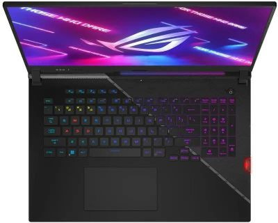 Ноутбук игровой ASUS ROG Strix Scar 17 G733PYV-LL067W 17.3", 2023, IPS, AMD Ryzen 9 7945HX3D 2.3ГГц, 16-ядерный, 32ГБ DDR5, 1ТБ SSD,  NVIDIA GeForce  RTX 4090 для ноутбуков - 16 ГБ, Windows 11 Home, черный [90nr0db4-m006j0]