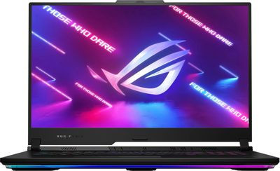 Ноутбук игровой ASUS ROG Strix Scar 17 G733PYV-LL067W 17.3", 2023, IPS, AMD Ryzen 9 7945HX3D 2.3ГГц, 16-ядерный, 32ГБ DDR5, 1ТБ SSD,  NVIDIA GeForce  RTX 4090 для ноутбуков - 16 ГБ, Windows 11 Home, черный [90nr0db4-m006j0]
