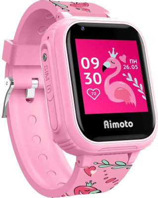 Смарт-часы Кнопка Жизни Aimoto Pro,  40мм,  1.44",  розовый/розовый [8100821]