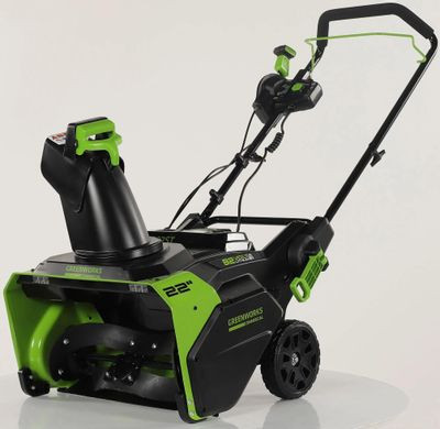 Снегоуборщик GREENWORKS GD82ST,  аккумуляторный,  без АКБ,  без ЗУ [2602507]