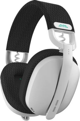 Гарнитура игровая GMNG GG-HS420W,  для компьютера и игровых консолей, накладные,  Bluetooth/радио, белый [1970390]