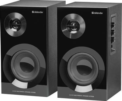 Колонки Bluetooth Defender Aura Aurora S40,  2.0,  черный [65240]