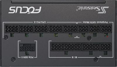Блок питания Seasonic Focus GX-1000,  1000Вт,  135мм,  черный, retail [gx-1000 v4 srp-fgx102-a5a32sf]