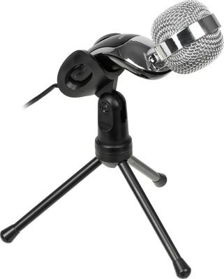 Микрофон Ritmix RDM-127,  хром [15120026]