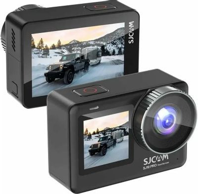 Экшн-камера SJCAM SJ10 PRO DualScreen 4K,  WiFi,  черный [sjcam-sj10-pro-ds]
