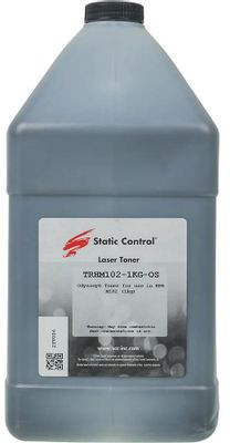 Тонер STATIC CONTROL TRHM102-1KG-OS,  для HP LJ M104/M132,  черный, 1000грамм, флакон