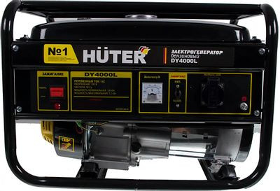 Бензиновый генератор Huter DY4000L, 220 В, 3.3кВт [64/1/21]