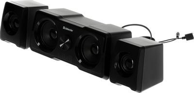 Колонки Defender Soundwall,  2.1,  черный [65214]