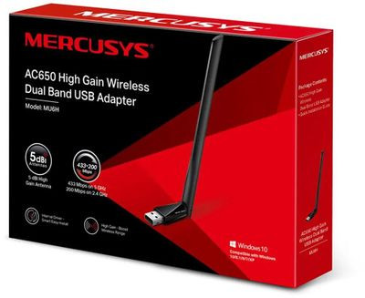 Wi-Fi адаптер MERCUSYS MU6H USB 2.0