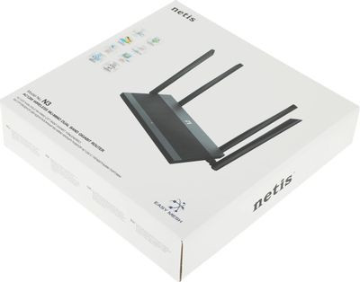 Wi-Fi роутер Netis N3,  AC1200,  черный