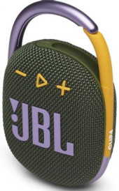 Колонка портативная JBL Clip 4, 5Вт, зеленый [jblclip4grn]