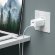 Сетевое зарядное устройство Deppa 2xUSB type-C,  65Вт,  3.25A,  белый [11445]