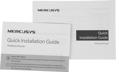 Wi-Fi роутер MERCUSYS MR70X,  AX1800,  черный