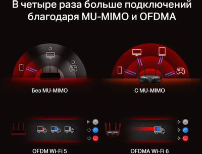 Wi-Fi роутер MERCUSYS MR70X,  AX1800,  черный