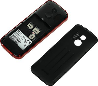 Сотовый телефон Philips Xenium E227, красный Сотовый телефон Philips Xenium E227, красный
