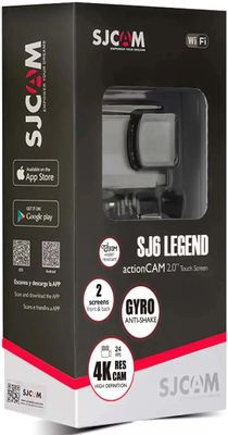 Экшн-камера SJCAM SJ6 Legend 4K,  WiFi,  черный [sjcam-sj6-legend]
