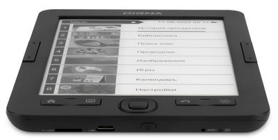 Электронная книга Digma R654,  6", графит
