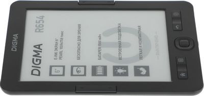 Электронная книга Digma R654,  6", графит