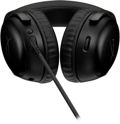 Гарнитура игровая HYPERX Cloud III,  для компьютера и игровых консолей, мониторные,  проводные, черный  [727a8aa]