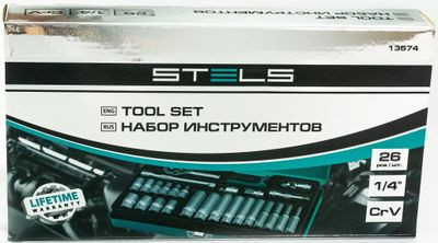 Набор инструментов STELS 13574,  26 предметов