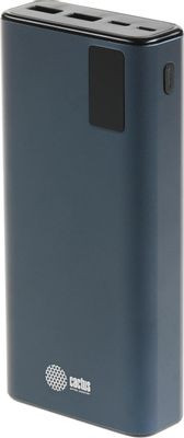 Внешний аккумулятор (Power Bank) Cactus CS-PBFSYT-20000,  20000мAч,  синий