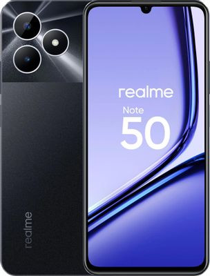 Смартфон REALME Note 50 3/64Gb, RMX3834, черный Смартфон REALME Note 50 3/64Gb, RMX3834, черный