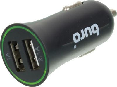 Автомобильное зарядное устройство Buro XCJ-041-2.1A,  2xUSB,  10.5Вт,  2.1A,  черный