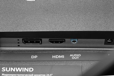 24.5" Монитор SunWind SM-25FI401,  1920x1080,  IPS,  180Гц,  1хHDMI,  1хDP,  черный [sm25sg01]