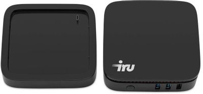 Неттоп iRU 110JLCN,  Intel Celeron N5105,  DDR4 8ГБ, 256ГБ(SSD),  Intel UHD Graphics,  noOS,  черный [1975163]