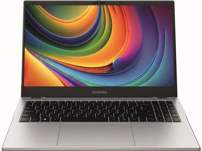 Ноутбук Digma EVE C5802 15.6", IPS, Intel N100 0.8ГГц, 4-ядерный, 8ГБ LPDDR5, 256ГБ SSD,  Intel UHD Graphics  интегрированное, Windows 11 Professional, серебристый [dn15n1-8cxw01]